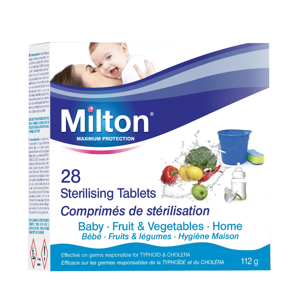 Milton tablets for hot sale sterilising baby bottles