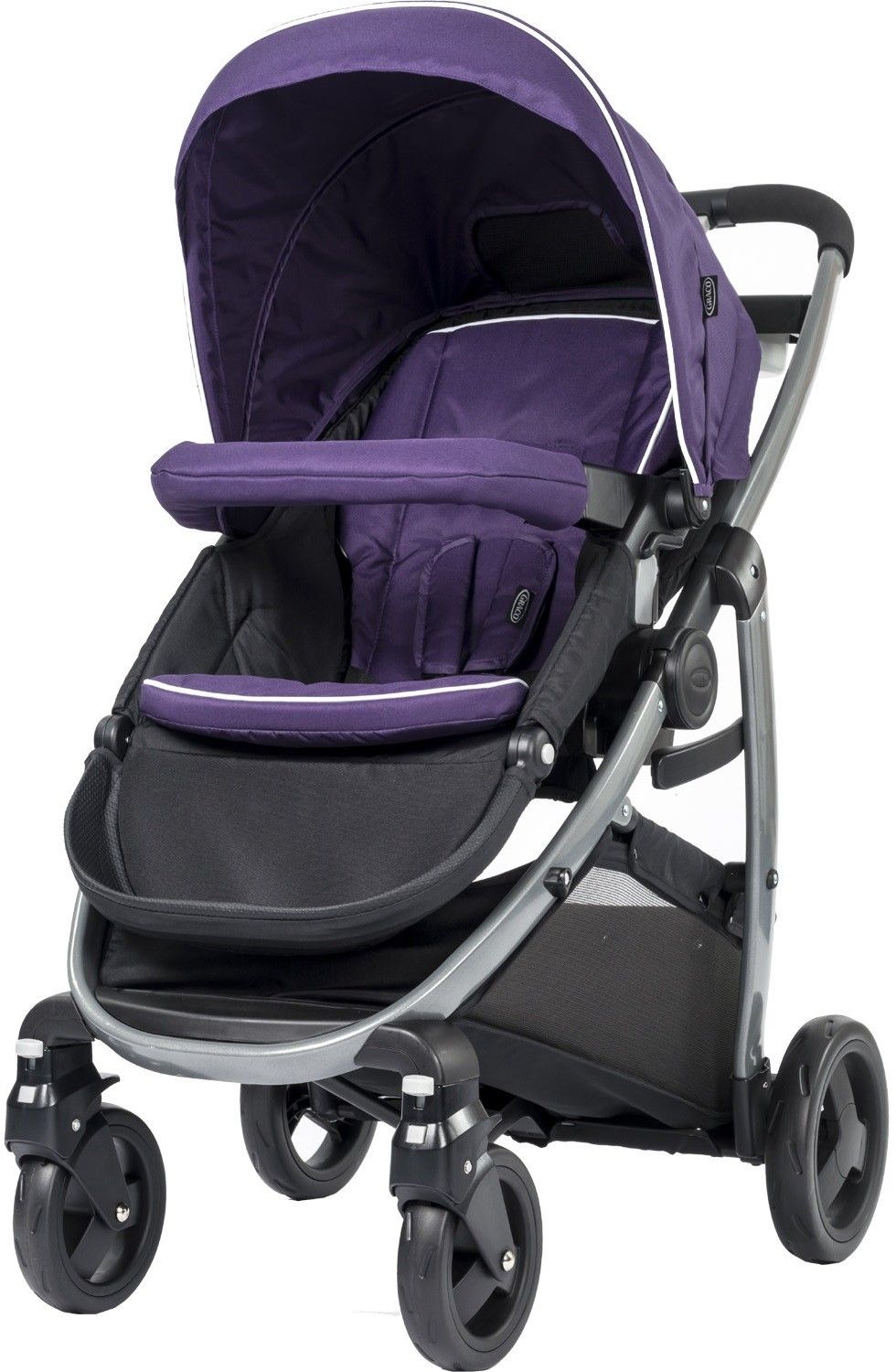 Graco Purple Shadow Sky Stroller Buggy Gear Stroller Hook Asst Sunveno Stroller Organizer Asst Babystore.ae