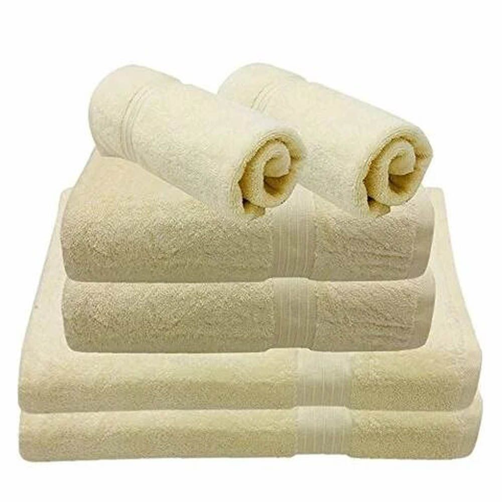 Byft - 100% Cotton Daffodil Face Towel & Hand Towel Bath Towel - Set Of 3 -  Burgundy