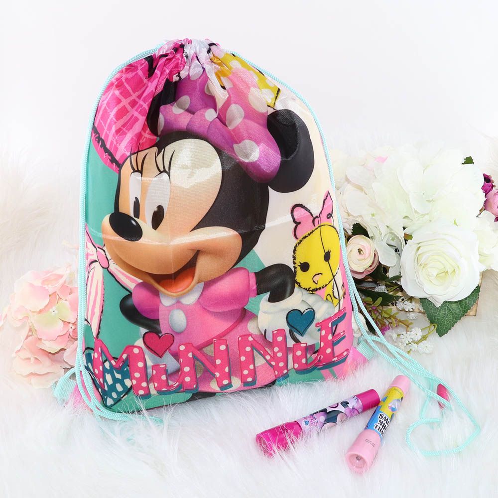 Minnie mouse drawstring on sale bag