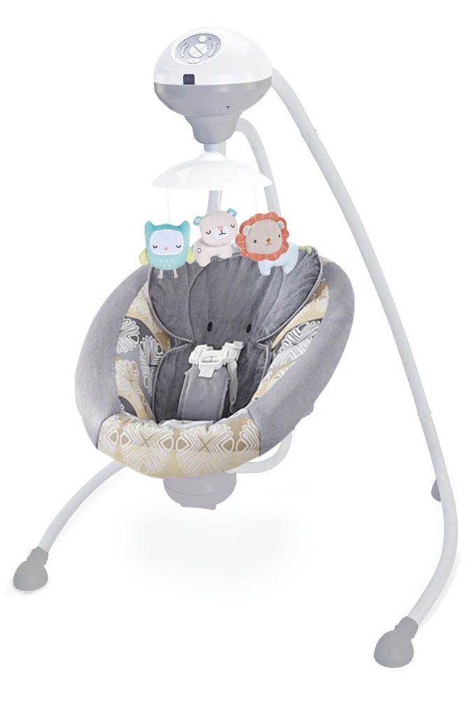 Fisher price elephant safari cradle hot sale and swing