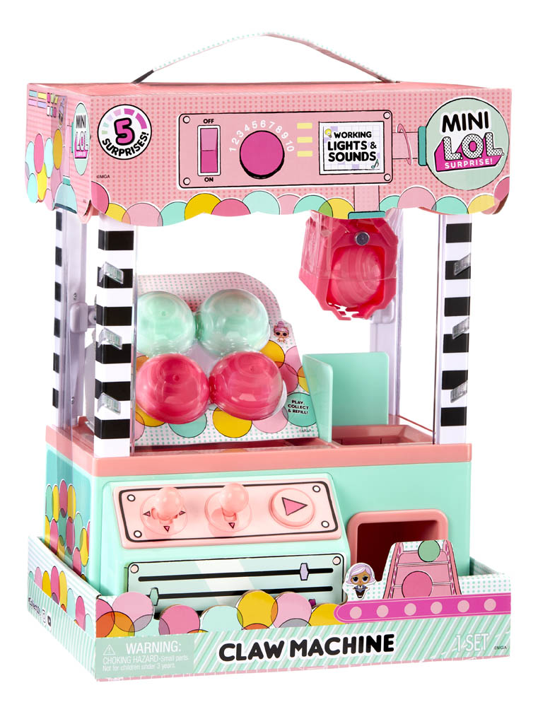 lol surprise minis claw machine playset