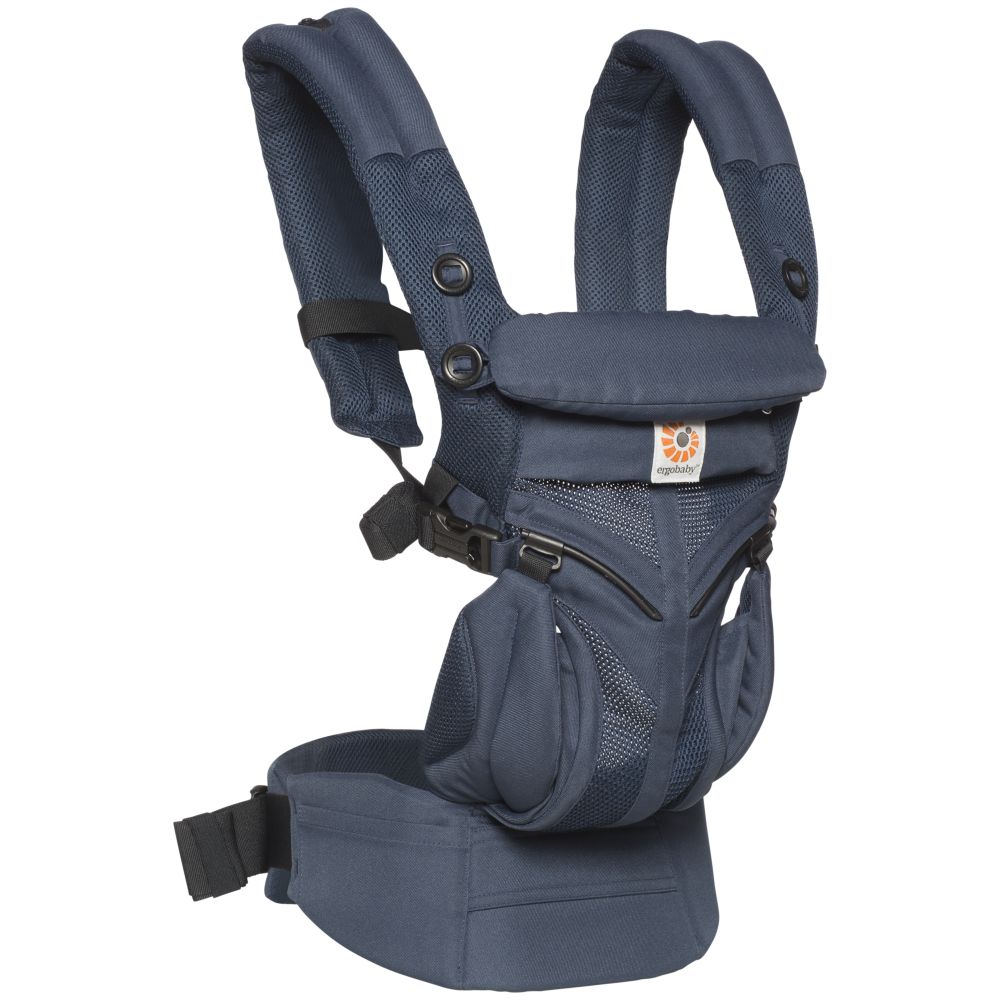 Ergobaby Omni 360 Cool Air Mesh Carrier With Sling Midnight Blue Babystore.ae