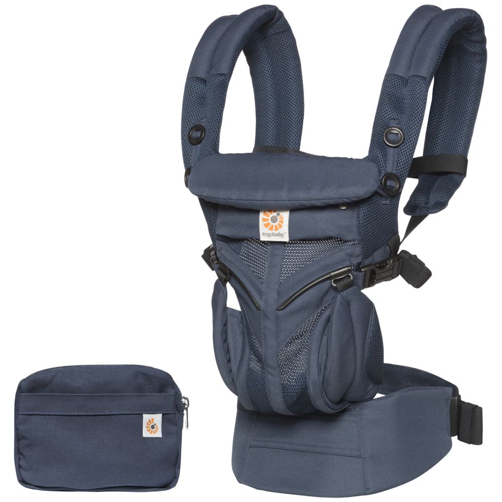 Ergobaby Omni 360 Cool Air Mesh Carrier With Sling Midnight Blue Babystore.ae