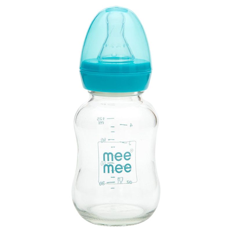 Mee mee glass feeding bottle sale 125ml