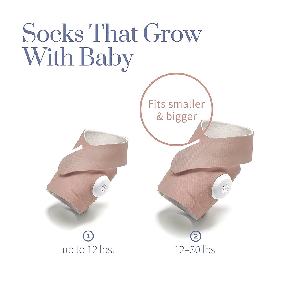 Owlet pink sale sock