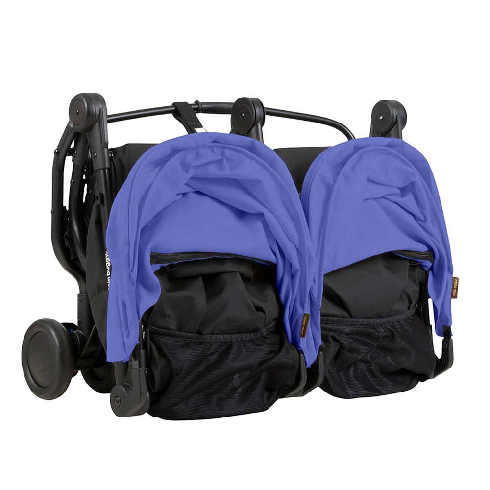 Mountain Buggy Nano Duo Twin Stroller Blue Babystore.ae