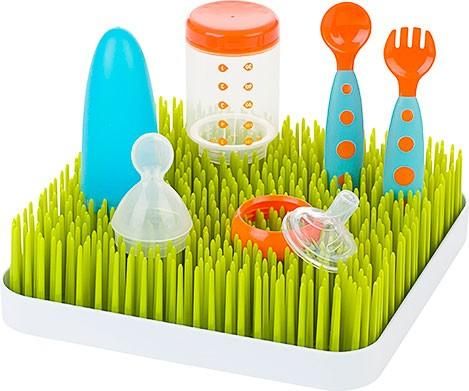 Boon Green Grass Countertop Drying Rack Babystore.ae