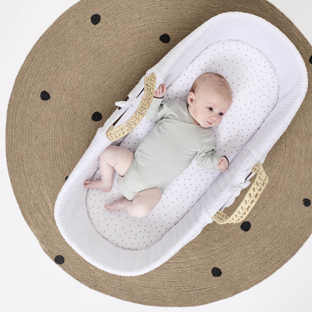 Moses basket little green 2024 sheep