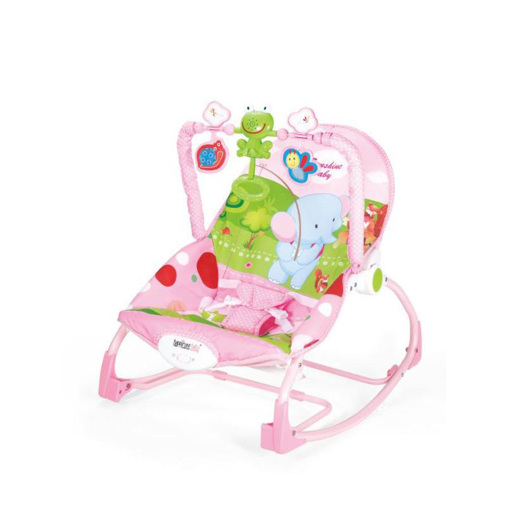 Happicutebaby Baby Music Rocking Chair Pink Babystore.ae