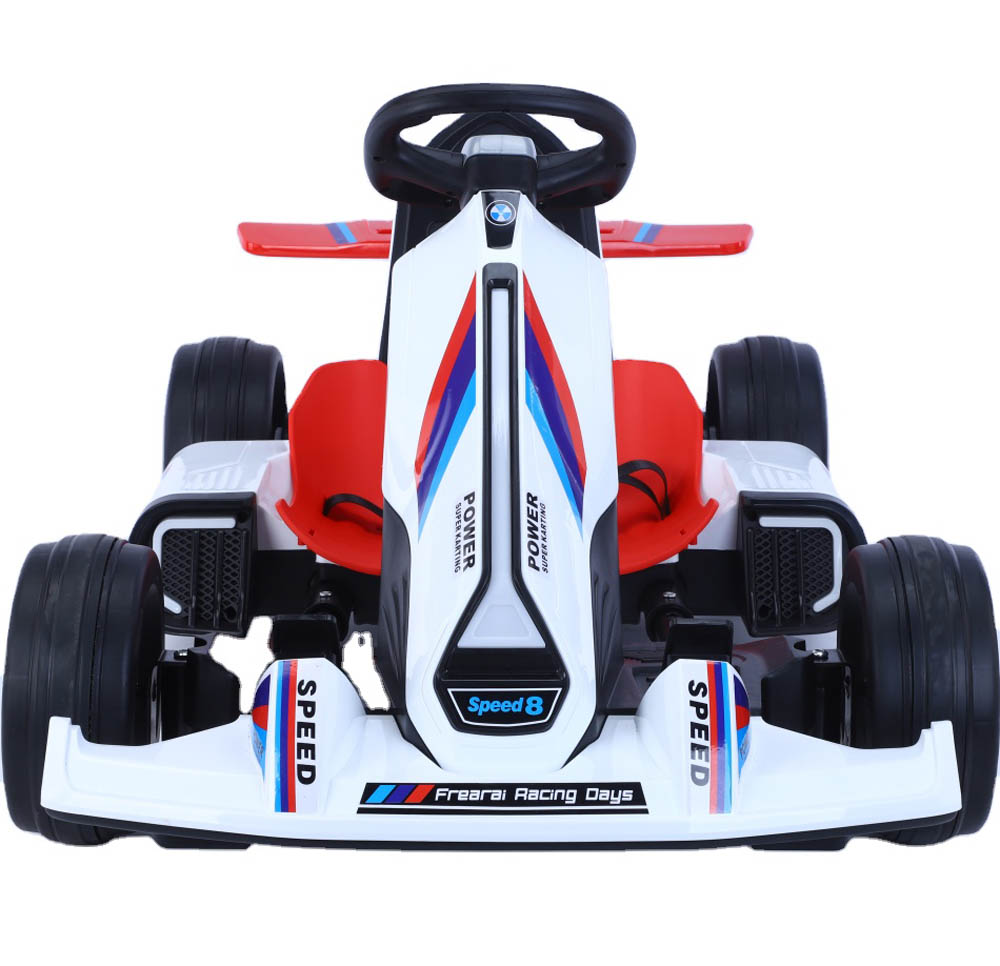 Megastar - Ride On 12 V Fusion Go Kart Buggy - White- Babystore.ae