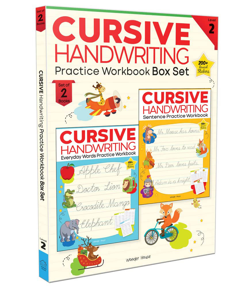 Prakash Books - Cursive Handwriting Practice Workbook(Set of 2 Books ...