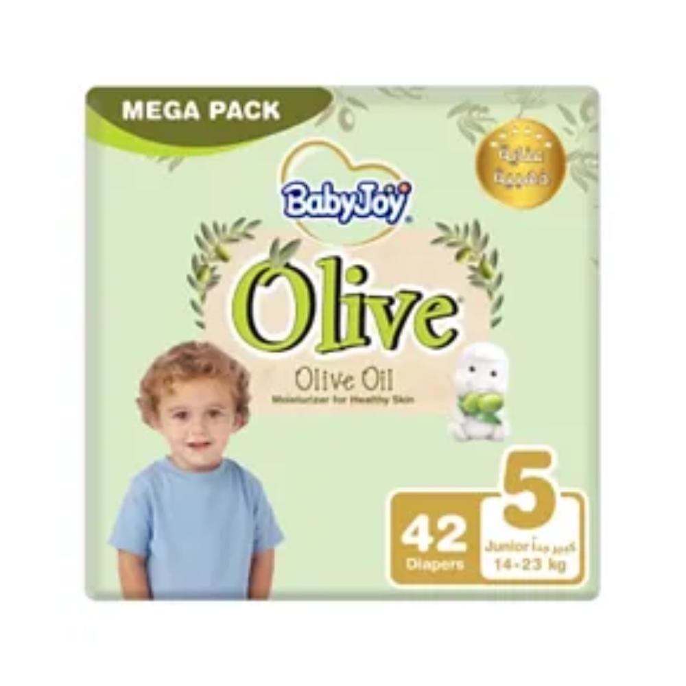 Babyjoy - Diapers Olive Mega Pack - 1 X 42 Pack - Junior