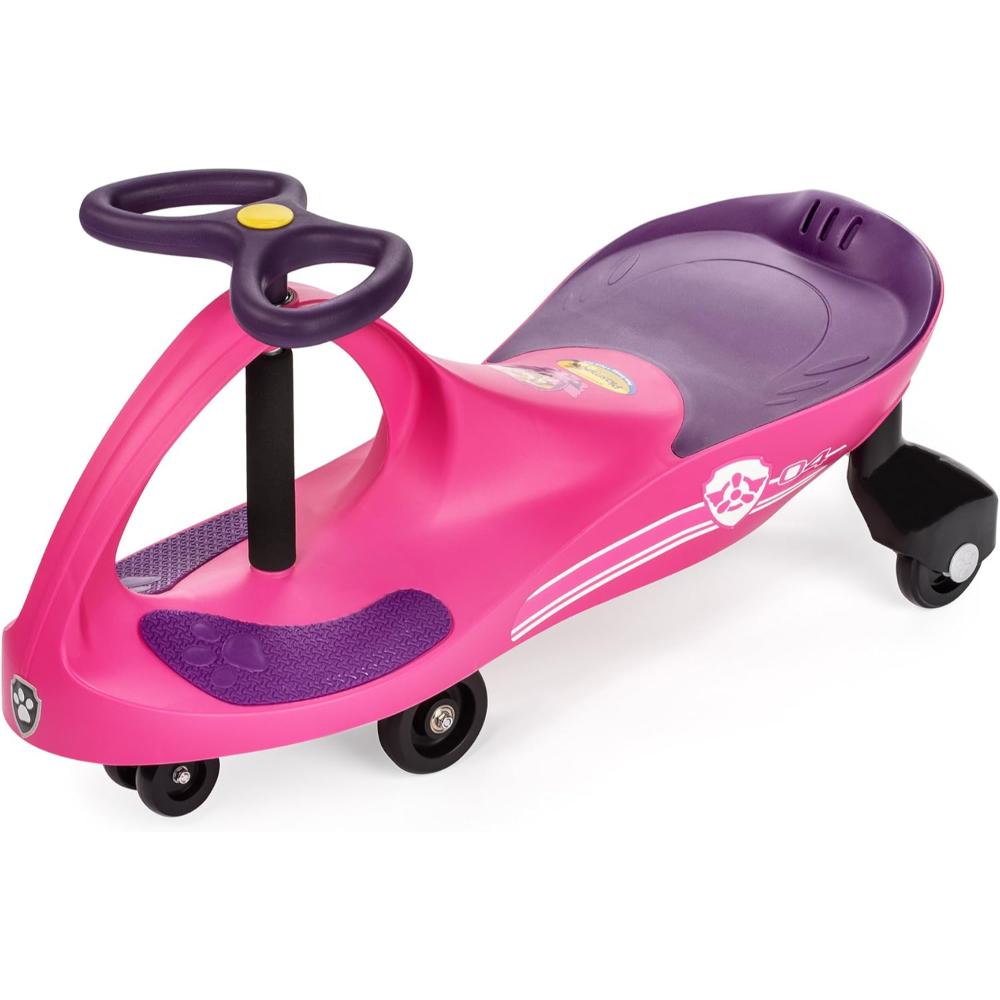 Paw Patrol - Skye Swing Plasma Car - Pink- Babystore.ae