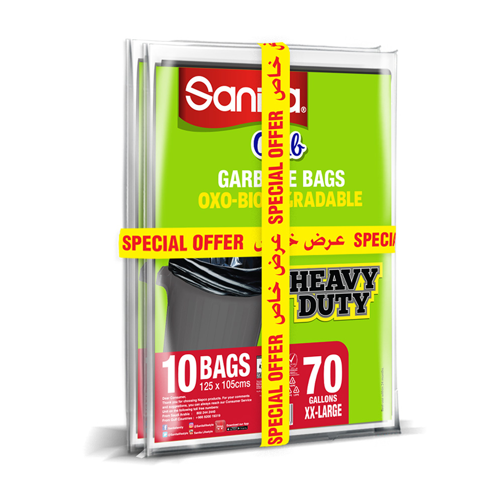 Sanita - Trash Bags Biodegradable 20 Gallons 15 Bags