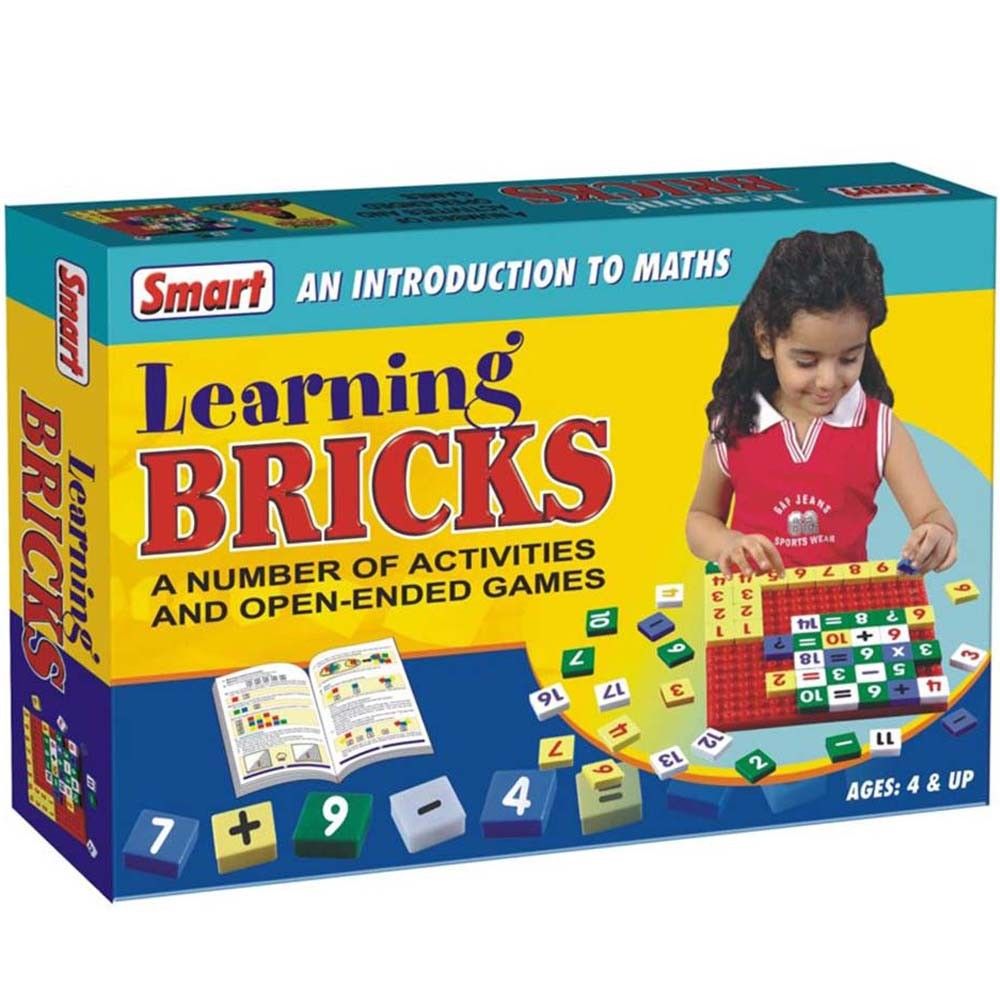 Smart Playings Learning Bricks - Numbers - Board Game- Babystore.ae