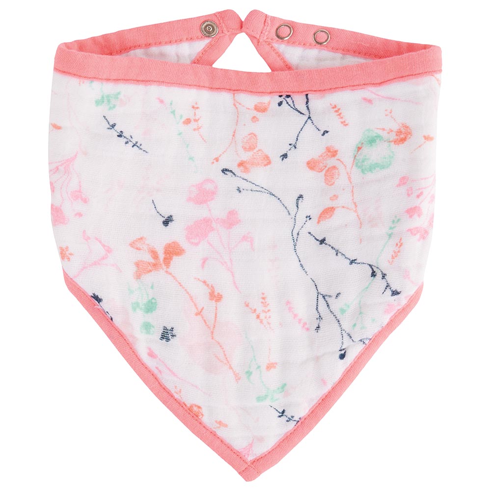 Aden & Anais - Classic Bandana Bib Petal Blooms - Posy- Babystore.ae