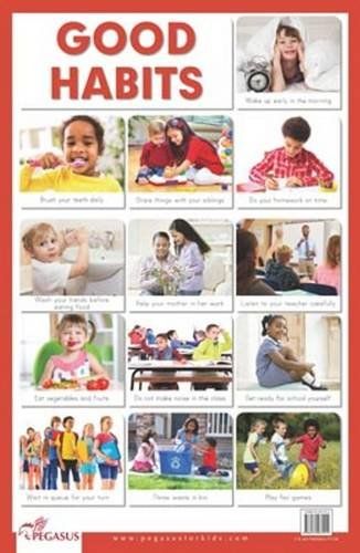 B Jain Publishers - B Jain Educational Chart Good Habits- Babystore.ae