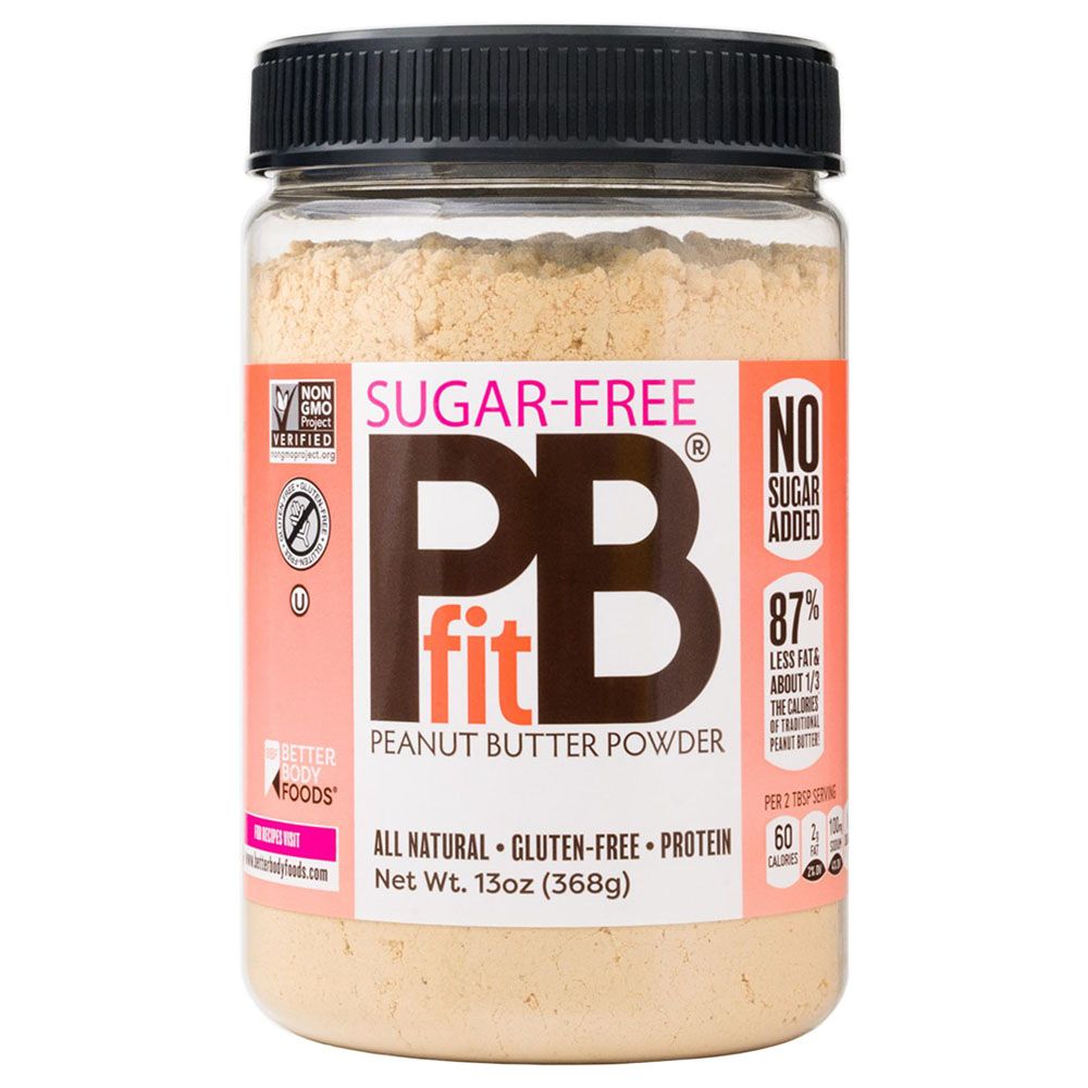 Better Body Foods - Sugar-Free PBfit Peanut Butter Powder - 368g ...