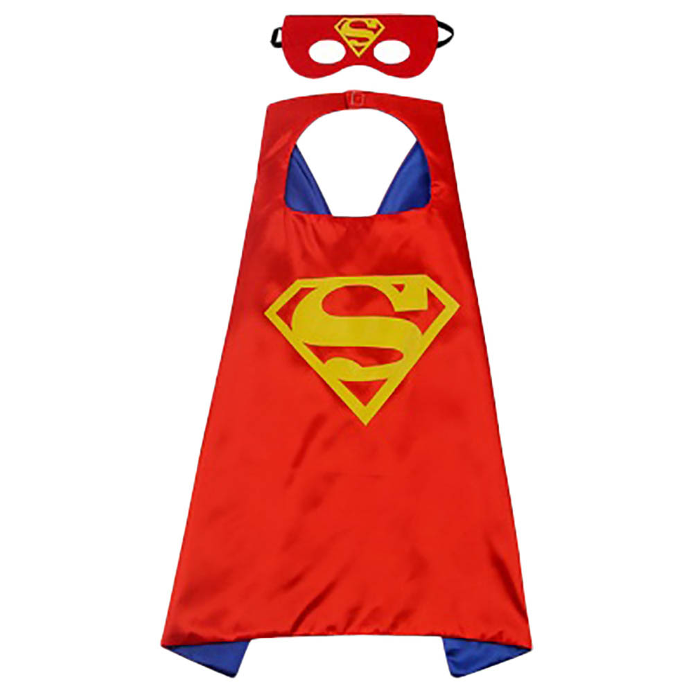 Brain Giggles Superman Superhero Cape With Mask Halloween Costume ...