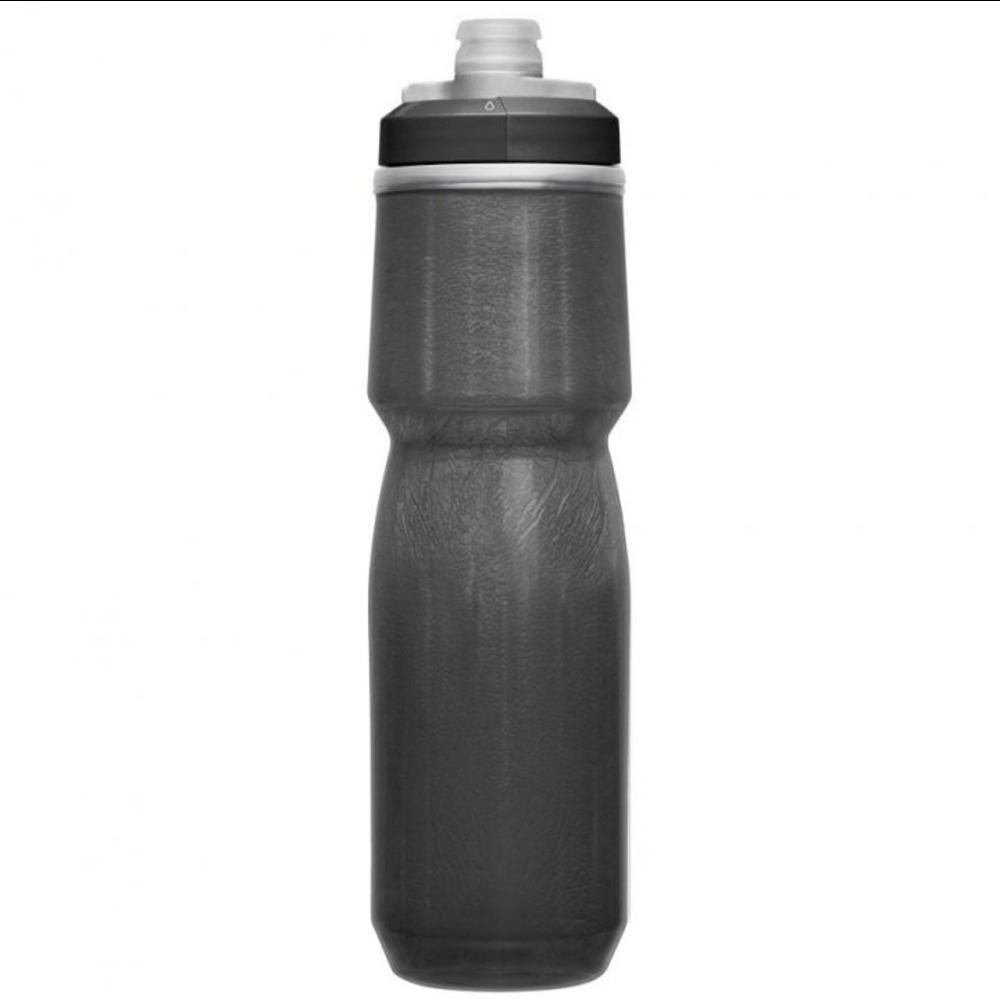 EcoVessel Wave Tritan Plastic Sports Water Bottle with Flip Straw, Leak Proof Lid, and Carry Handle 24 oz (Forest Horizon)