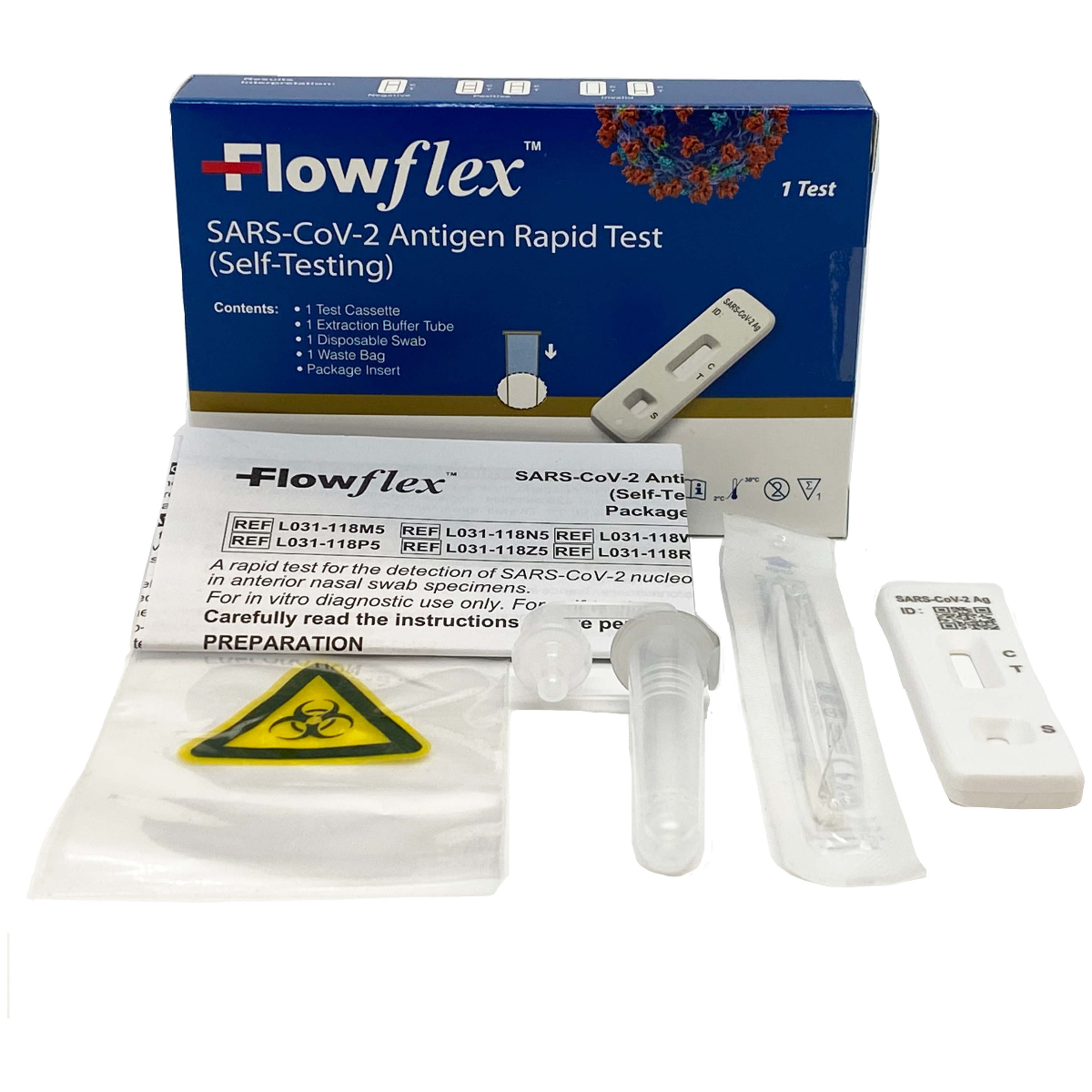 Flowflex SARS CoV 2 Antigen Rapid Test Self Testing For Covid 19