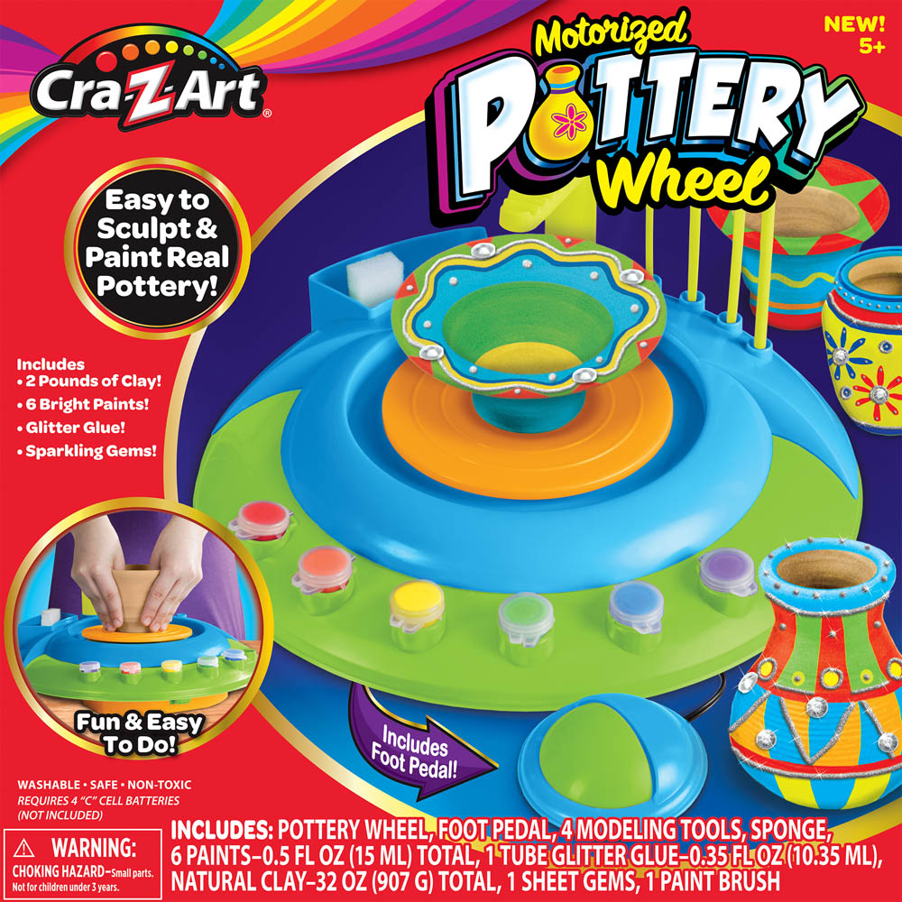 Cra-Z-Art - Modeling Compounds Motorized Pottery Wheel- Babystore.ae