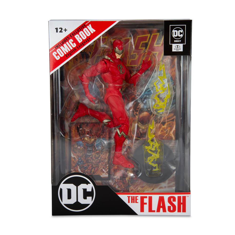 DC Comics - Direct 7In Figure With Comic The Flash WV2 The Flash (Barry ...