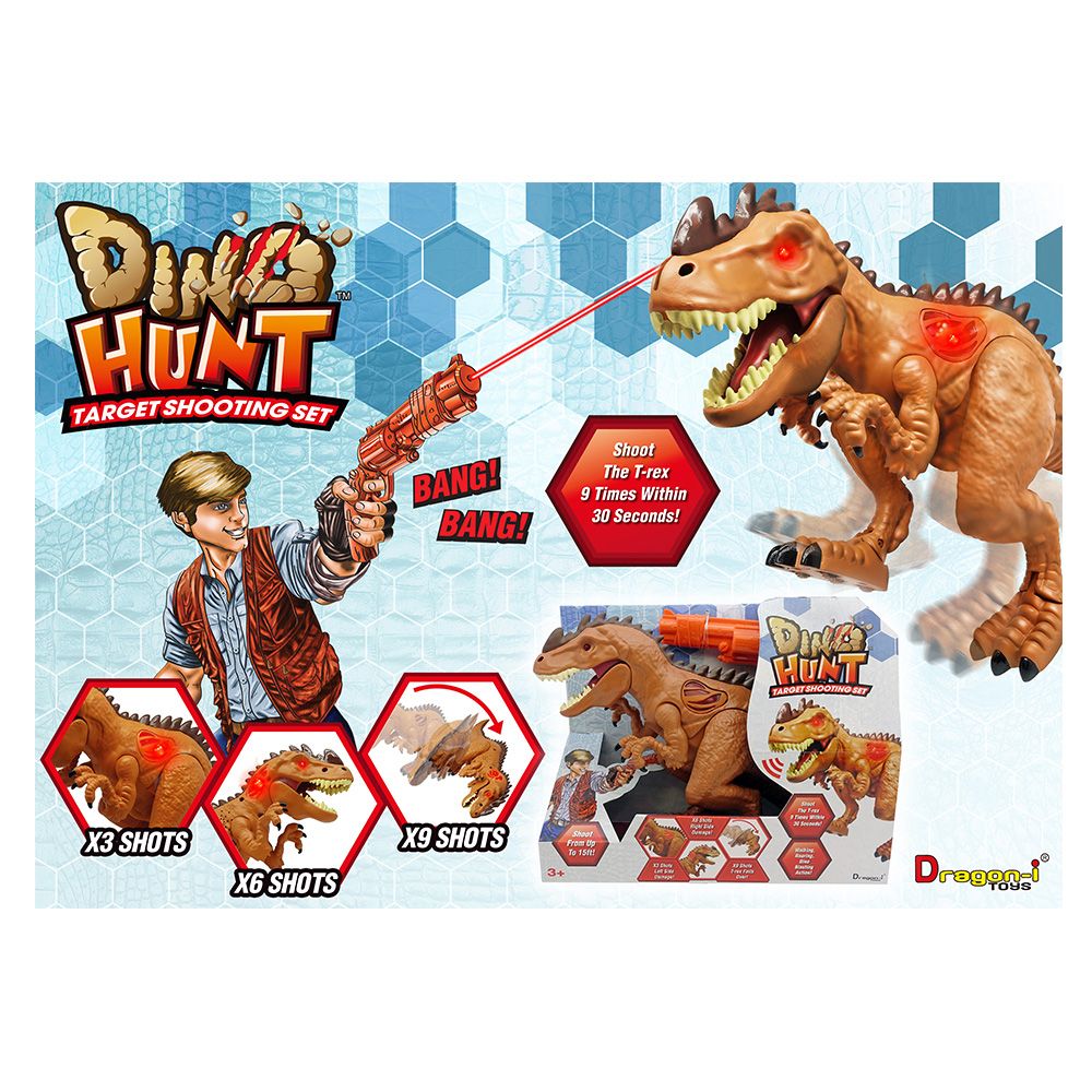 Dragon-I Toys-Dino Hunt- Target Shooting Set- Babystore.ae