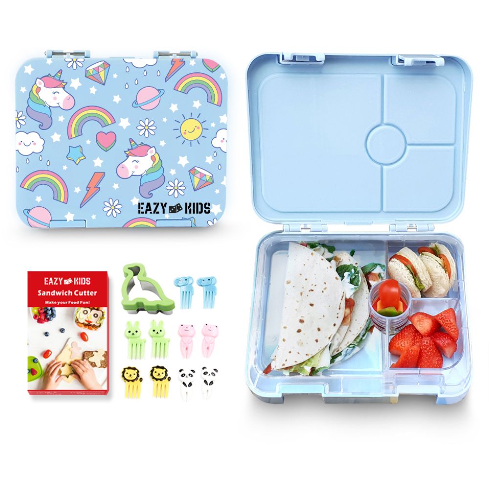 a Little Lovely Company - Lunch & snack box set - Jungle tiger - Little  Zebra