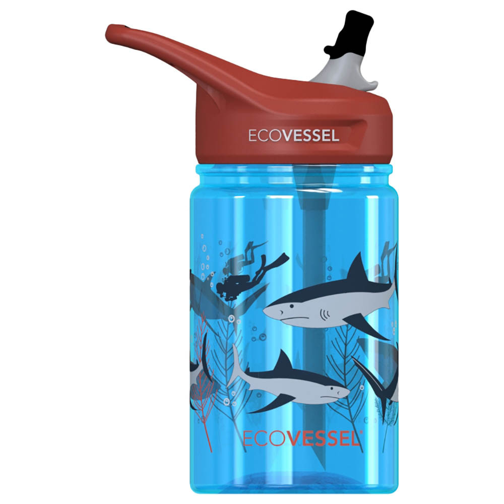 Rainbow Skool - Toddler Tritan Water Bottles - Shark - 500ml