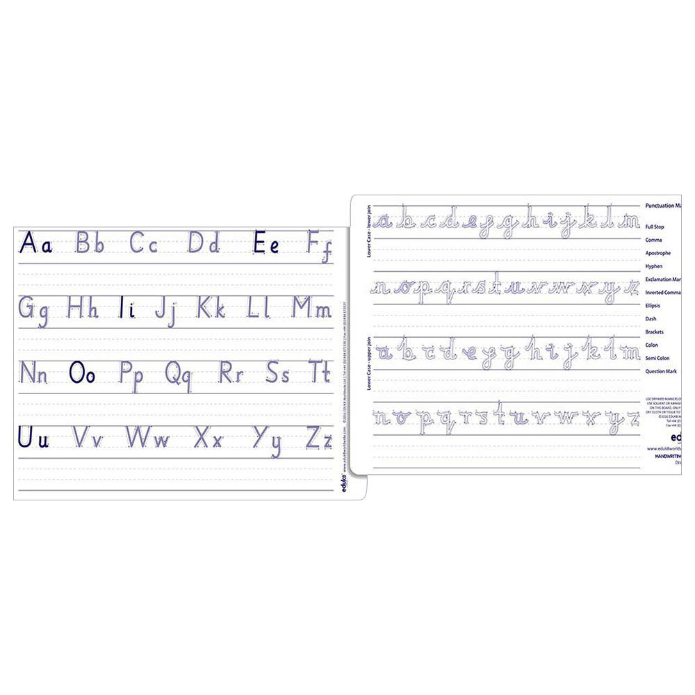 Eduk8 Worldwide Dry Erase 2D & 3D 2 Sided Board