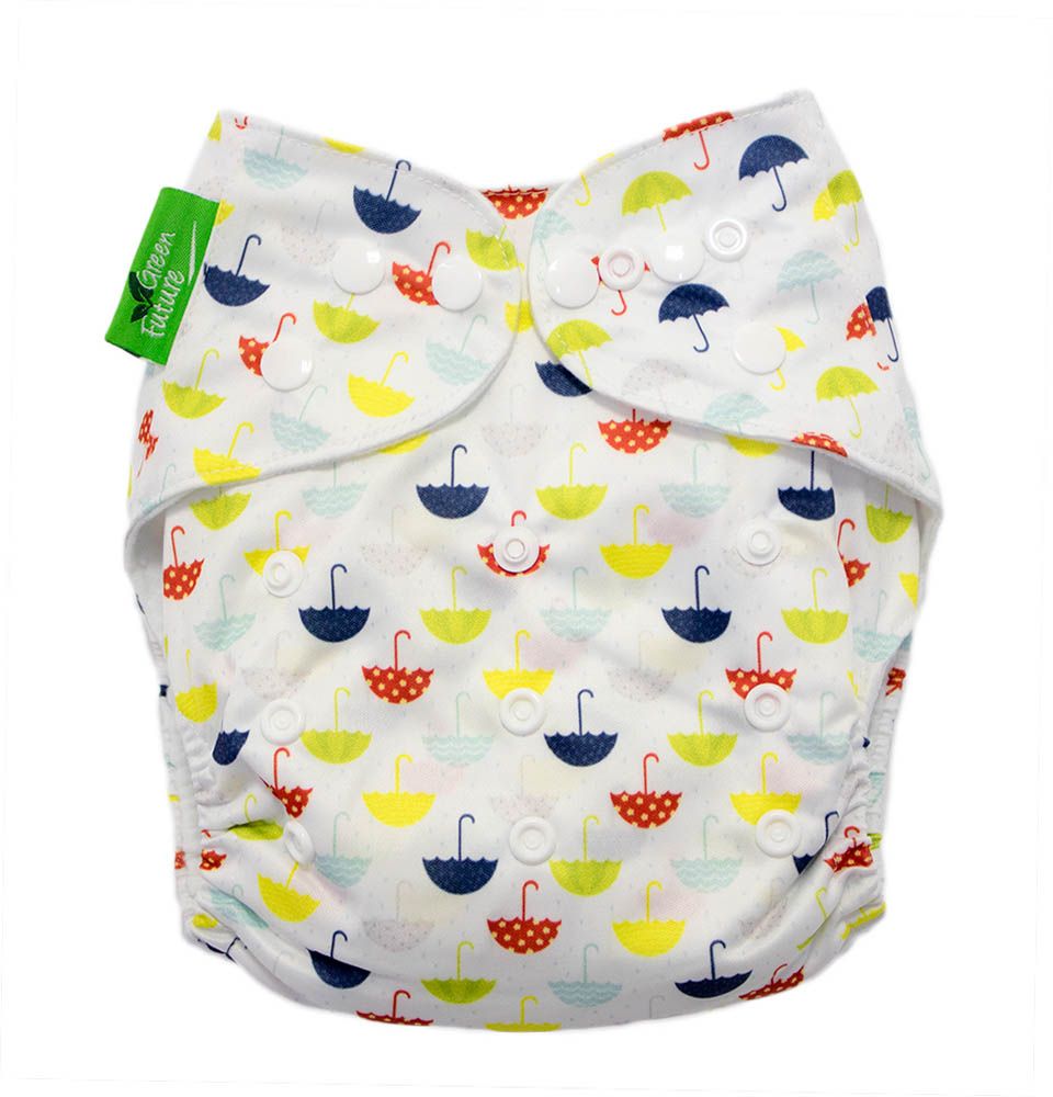 Green Future - Baby Pocket Cloth Diapers All In One Reusable Umbrella ...