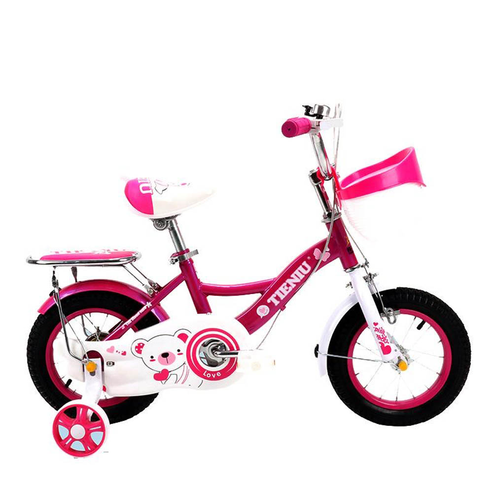 Little Angel - Kids Bicycle 14 Inches - Rosered- Babystore.ae