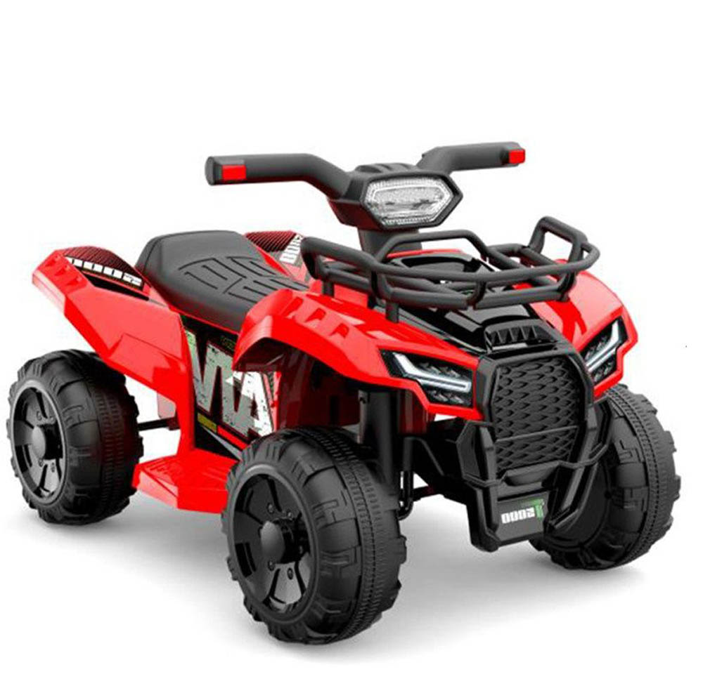 Megastar - Rideon Champion 6V Electric Quad Bike - Red- Babystore.ae