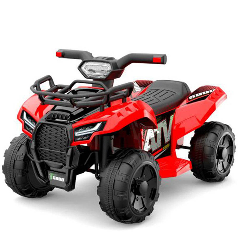 Megastar - Rideon Champion 6V Electric Quad Bike - Red- Babystore.ae