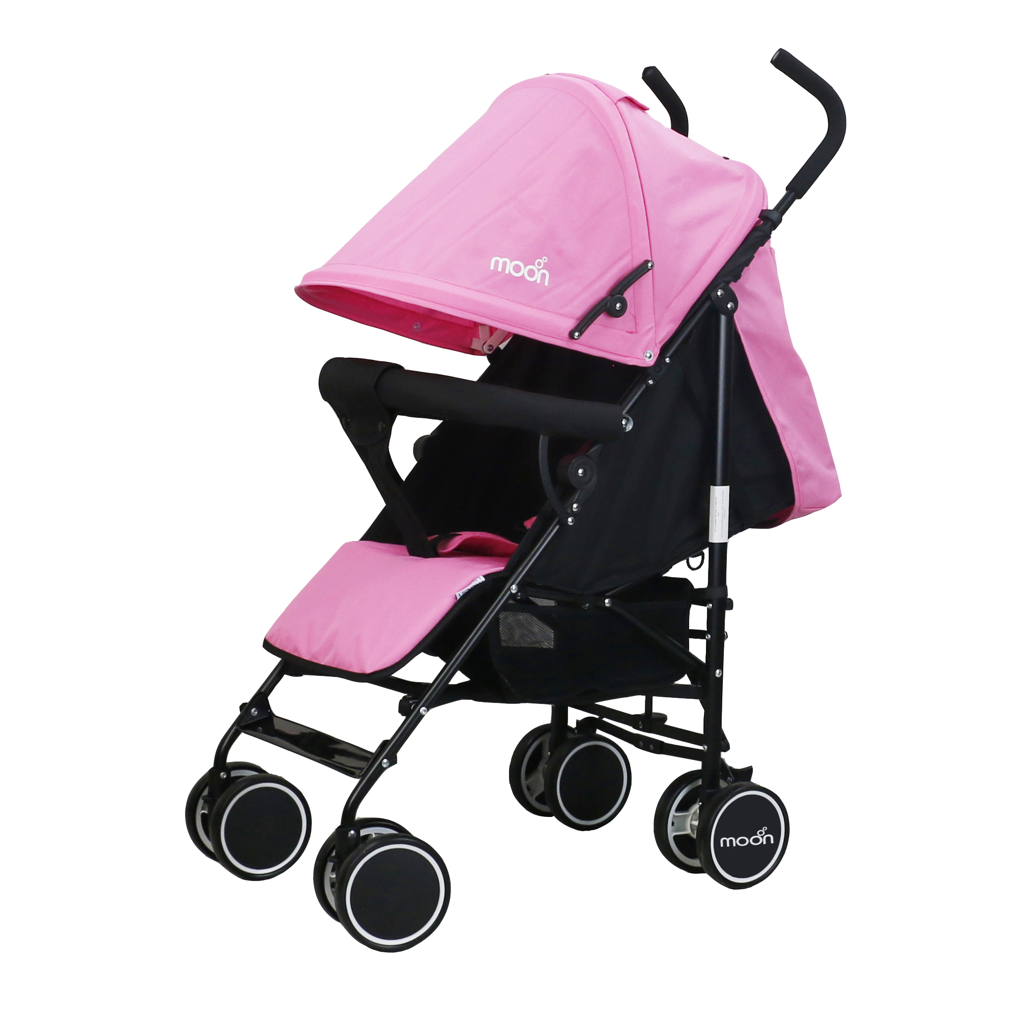 Moon - Neo Plus Light Weight Travel Stroller - Pink- Babystore.ae