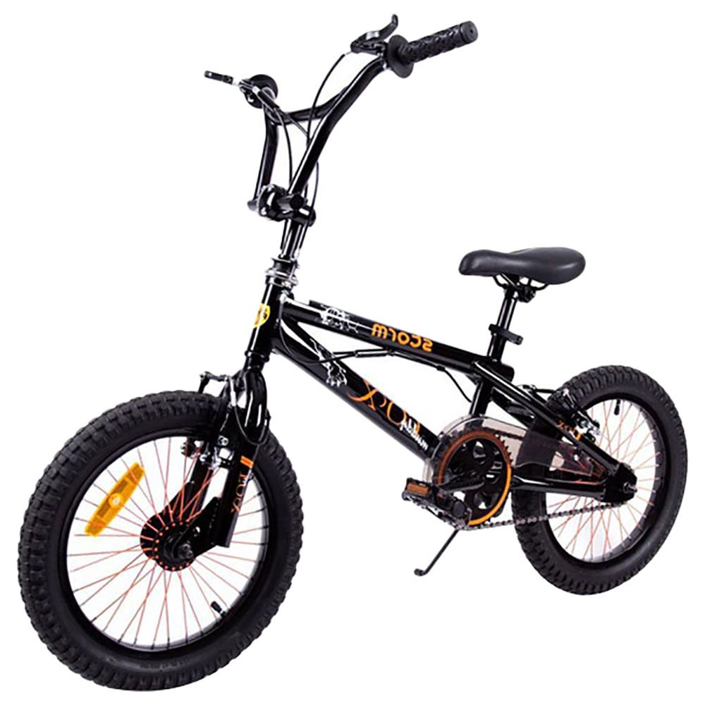 Megawheels - 16 inch Krazy Stunt Kids Bike - Black- Babystore.ae