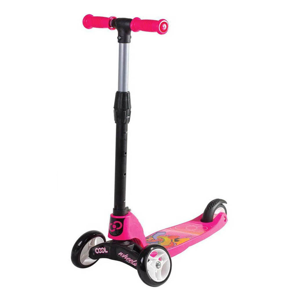 Megawheels - Cool Wheelie Easy Foldable Scooter 2 In 1 Scooter - Pink 