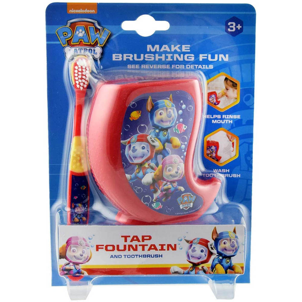 Paw Patrol - Toothbrush & Tap Fountain- Babystore.ae