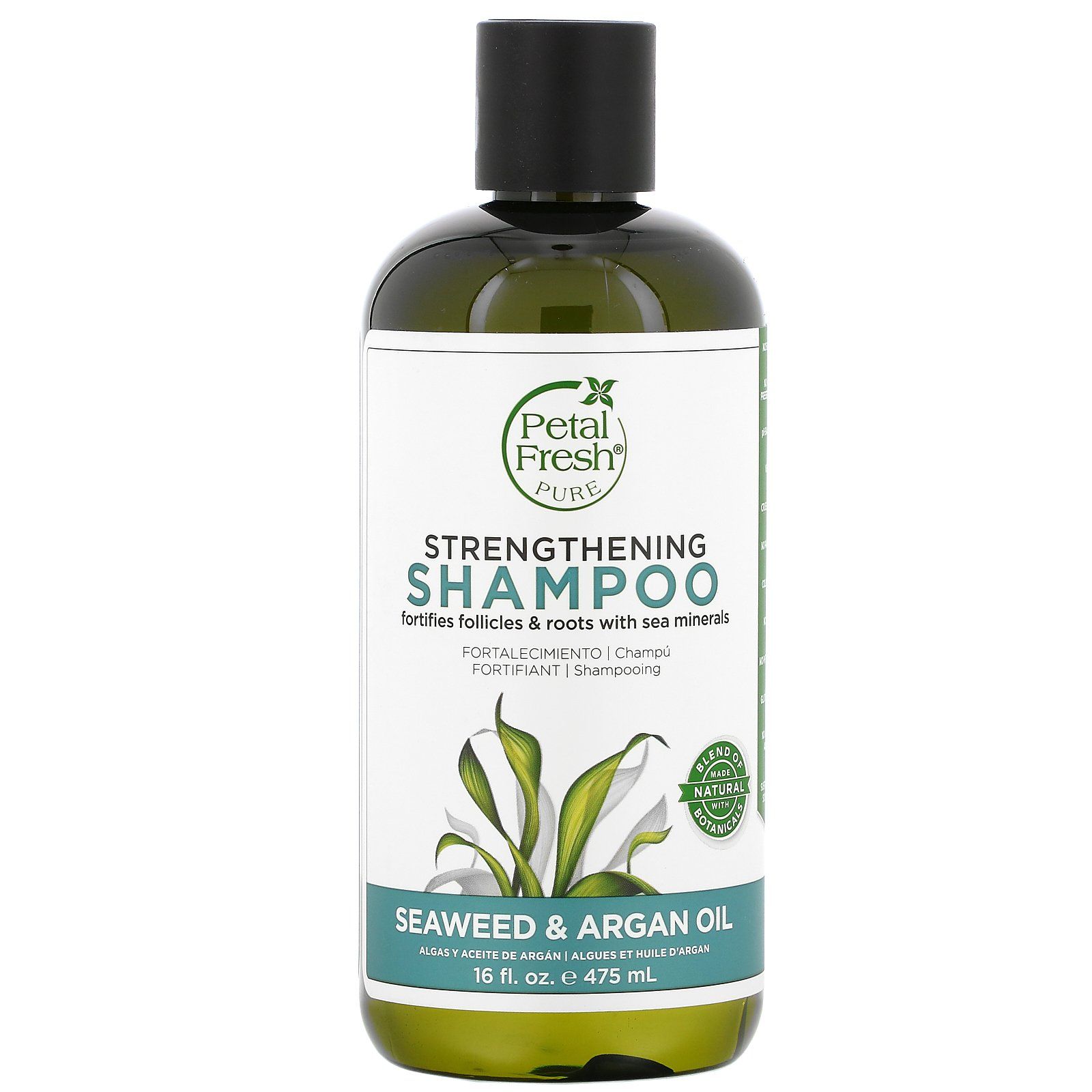 Petal Fresh - Pure, Strengthening Shampoo, Seaweed & Argan Oil, 16 Fl ...