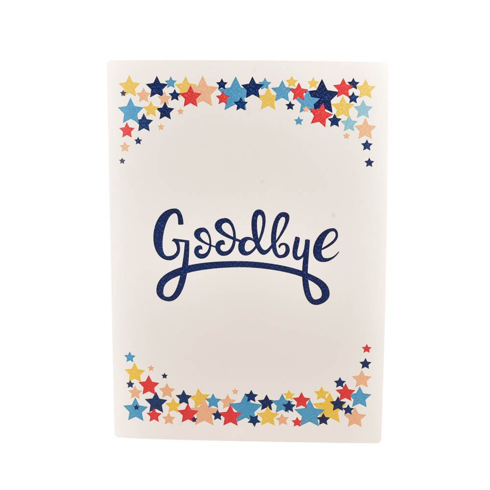 Pinak - A4 Size Goodbye Card- Babystore.ae