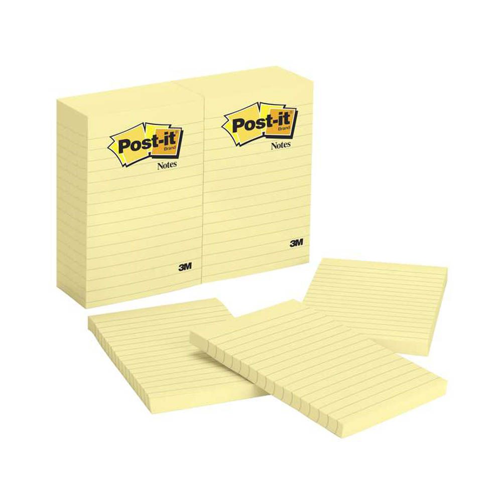 Post-it Notes 653, 1-1/2 in x 2 in, Canary Yellow