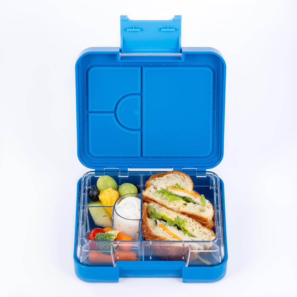 Rainbow Skool - Mini Lunch Box - Dino - Blue- Babystore.ae