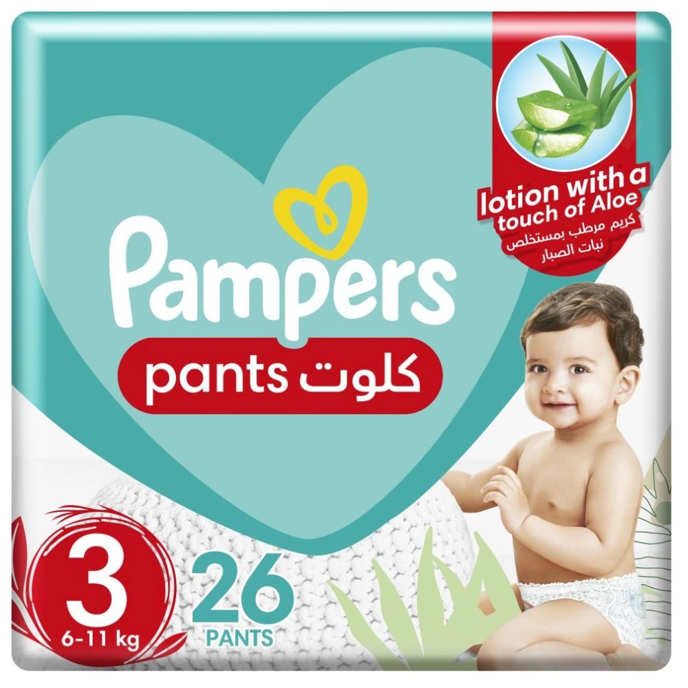 Couches Pampers baby-dry pants midi Taille 3 - 6/11 Kg