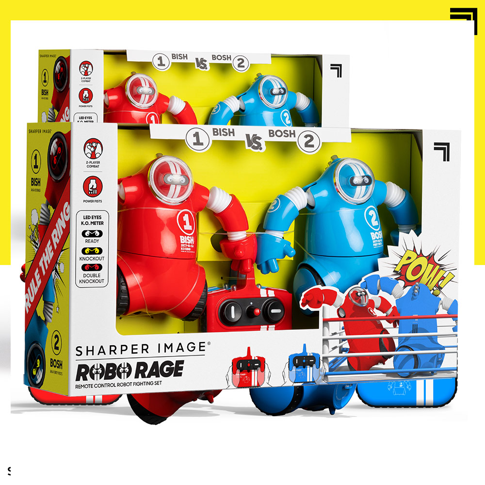 Sharper Image - Robo Rage Remote Control Robot Fighting Set- Babystore.ae