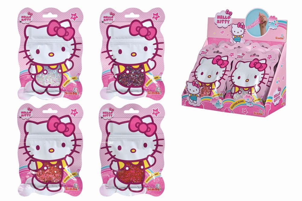 Hello Kitty - HK Glitter Slime, 4-assorted- Babystore.ae