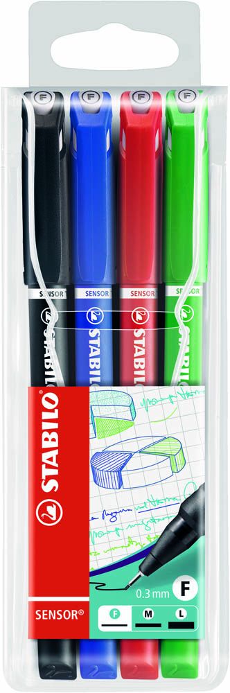 Bic - Intensity Fine Liner Assorted Felt Tip Pen 6- Babystore.ae