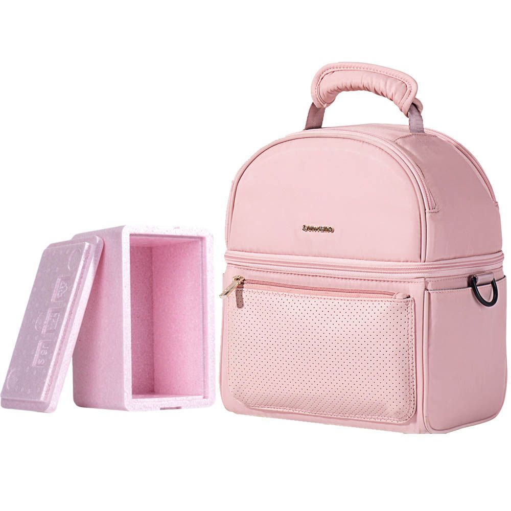 Sunveno - Insulated Lunch Bag Thermo Box - Pink- Babystore.ae