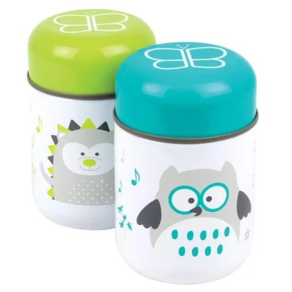 Bbluv – Food – Thermal Food Container With Spoon And Bowl – Aqua